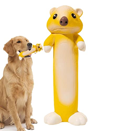 Rianpesn Quietschendes Hundespielzeug - Grunzendes Hundespielzeug Gummiotter | Fetch Play Lustiges süßes Hundespielzeug-Set Hundegummispielzeug für kleine mittelgroße Hunde Welpengeschenk von Rianpesn