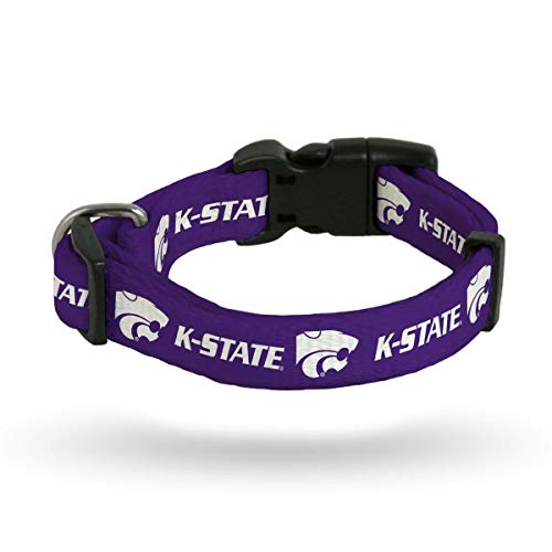 Kansas State K-State Wildcats Hundehalsband, Nylon, verstellbar, 22,9–35,6 cm, Größe S von Rico