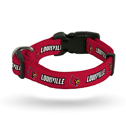 Rico Louisville Cardinals Hundehalsband, Nylon, verstellbar, 22,9–35,6 cm, Größe S von Rico