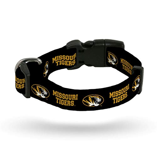 University of Missouri Mizzou Tigers Hundehalsband, Nylon, Größe M, verstellbar, 35,6–50,8 cm von Rico