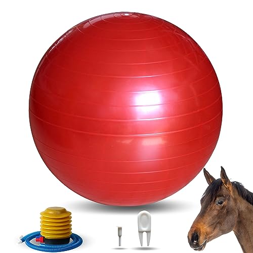 RideFound Pferdebälle, 43,2 cm, Mega-Pferdeball für Spieltraining, Pferdefußball, Anti-Burst, Hüteball für Pferde, Ziegen, Esel von RideFound