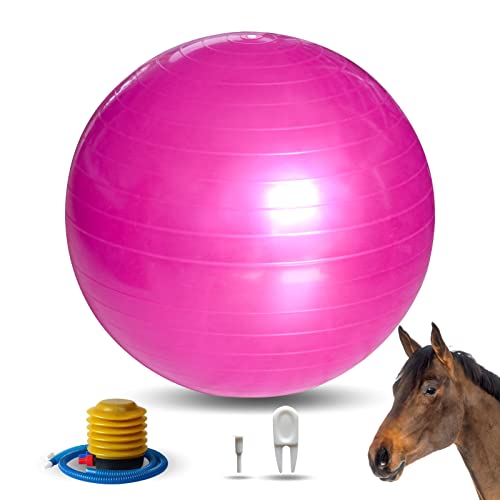 RideFound 43,2 cm große Pferdespielbälle Anti-Burst Herding Ball für Pferd Mega Equine Ball für Spieltraining Pferd Fußball von RideFound