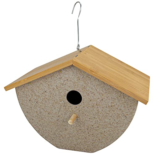 Riffelmacher Vogelhaus Nistkasten 25 x 19,5 cm | 08424 - Vogelhäuschen Natur von Riffelmacher&Weinberger