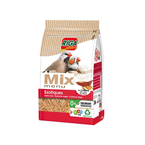 Menu Mix für Exot.Vögel 900g von Riga