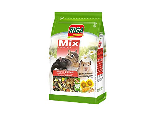 Riga Mix Körnerfressende Nagern, 5er Pack (5 x 800 g) von Riga