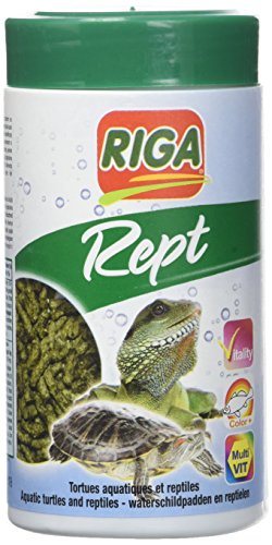 Riga - Rigarept Granulat - Schwimmendes Granulat für Wasserschildkröten und Reptilien - Multivitamin Futter - Natürliche Farbstoffe - 100 g von Riga