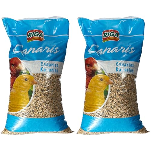 Riga Saatenmischung für Kanarienvögel, 2er Pack (1 x 3 kg) von Riga