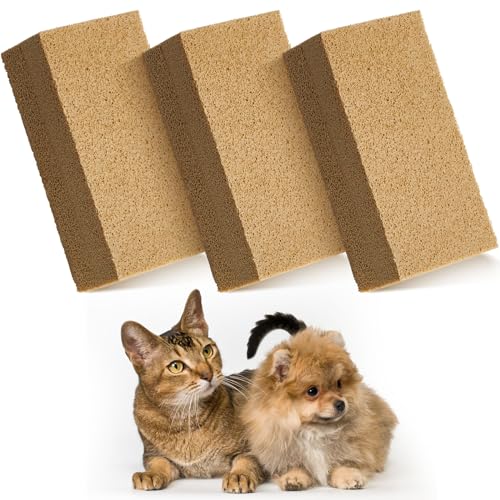 RimCereal 3 Pack Tierhaarentferner für Möbel Tierhaarentferner Schwamm Hund und Katze Haarheber Tierhaarentfernung Werkzeug für Katze und andere Tierhaare von Möbeln, Teppich, Bettwäsche und Kleidung von RimCereal