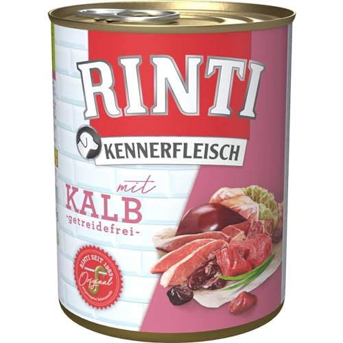 12er Pack Rinti Pur Kennerfleisch Kalb 800g von Rinti