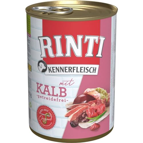 24er Pack Rinti Pur Kennerfleisch Kalb 400g von Rinti