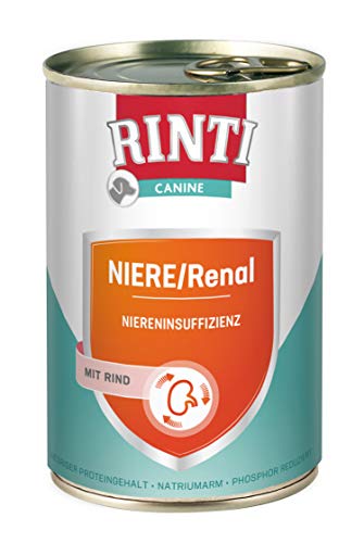 RINTI Canine Niere / Renal Rind 6 x 400 g von Rinti