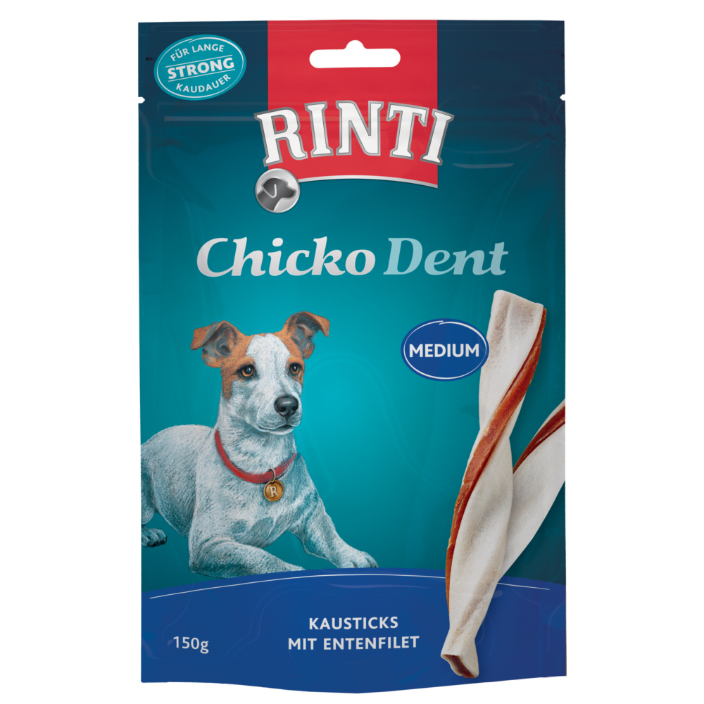 RINTI Chicko Dent Strong  - Sparpaket: 2 x 150 g (Größe M) von Rinti