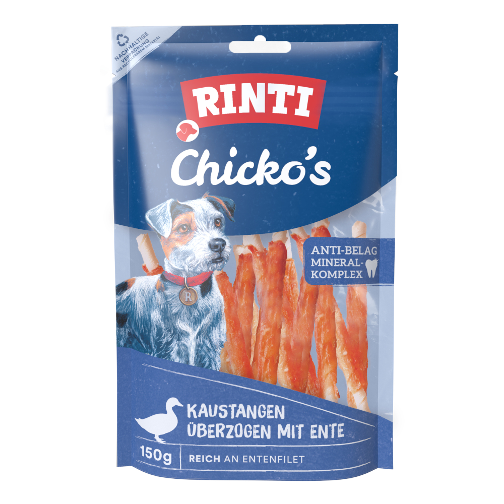 RINTI Chicko Kaustangen Klein - Sparpaket: Huhn 18 x 150 g RINTI Chicko Kaustangen Klein - Sparpaket: Huhn 18 x 150 g von Rinti