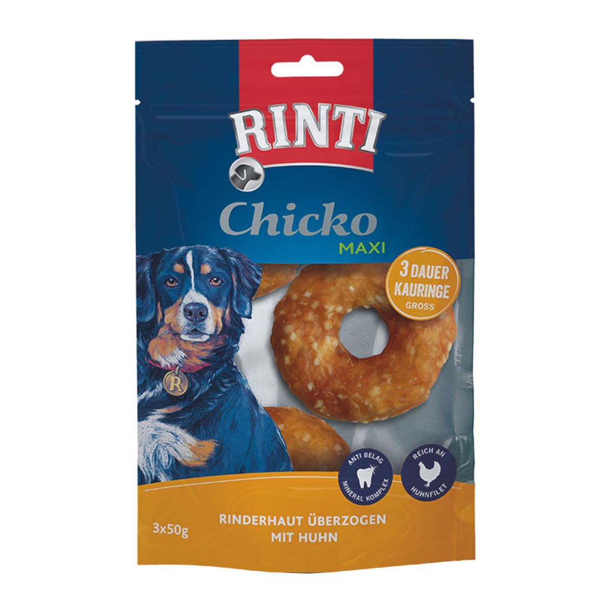 RINTI Chicko Maxi Dauer-Kauring Groß 3x50g von Rinti