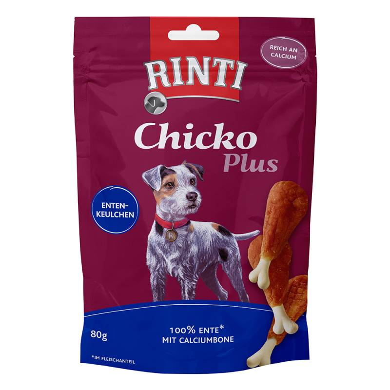 RINTI Chicko Plus Entenkeulchen - Sparpaket: 6 x 80 g von Rinti