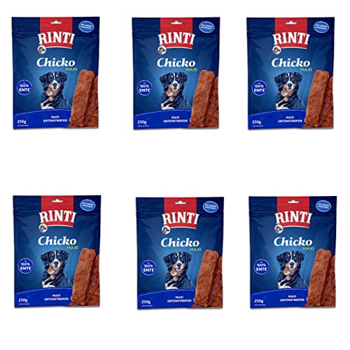 RINTI Extra Chicko Maxi Ente für Hunde - Bundle - 6 x 250 g von Rinti