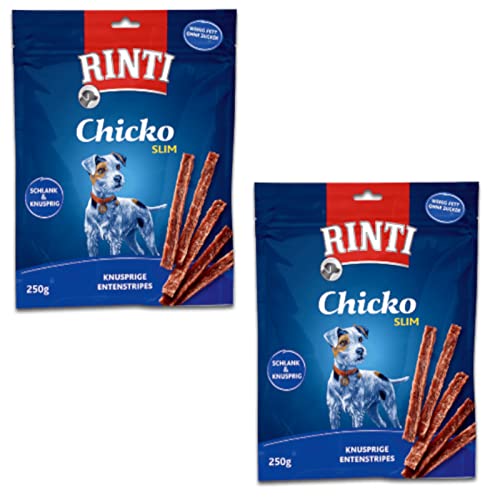 Rinti Extra Chicko Slim Ente für Hunde - Doppelpack - 2 x 250 g von Rinti