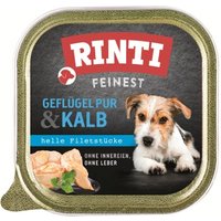 RINTI Feinest Adult Geflügel pur & Kalb 22x150 g von Rinti