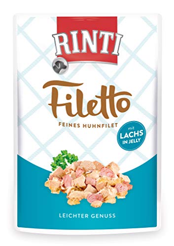 RINTI Filetto Huhnfilet mit Lachs in Jelly 1 x 100g von Rinti