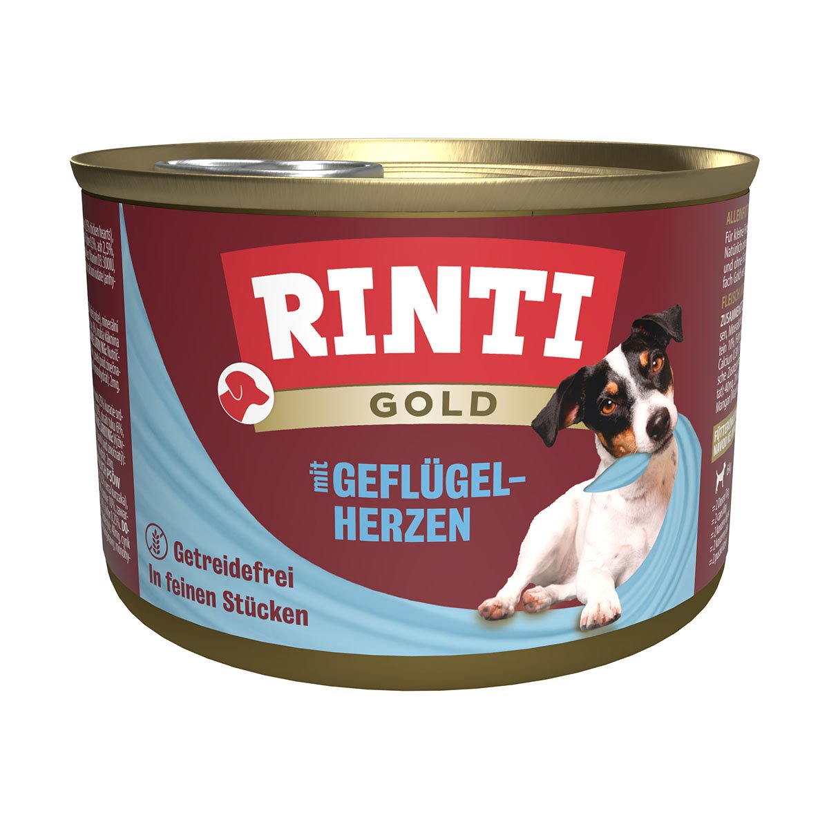 Rinti Gold mit Geflügelherzen 12x185g von Rinti