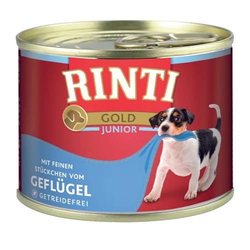 RINTI Gold Junior + Geflügel 12x185g von Rinti