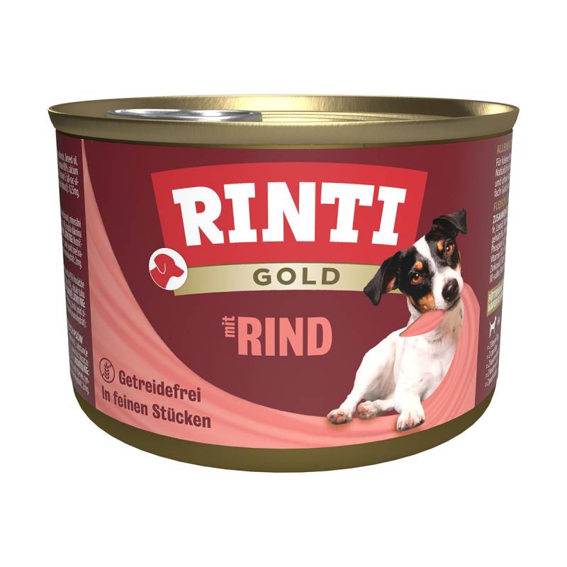 Rinti Gold mit Rind 12x185g von Rinti