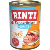 RINTI Kennerfleisch 12 x 400 g - Junior Huhn von Rinti