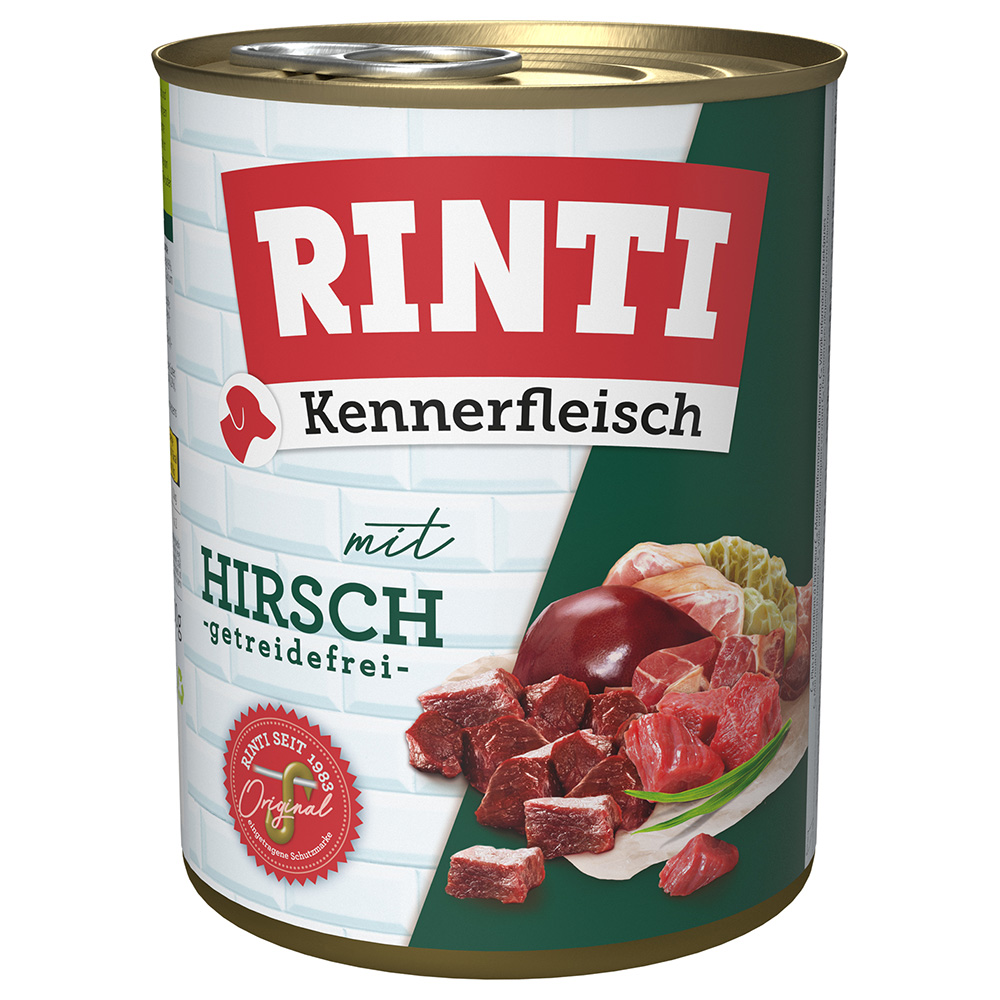 RINTI Kennerfleisch 6 x 800 g - Hirsch von Rinti