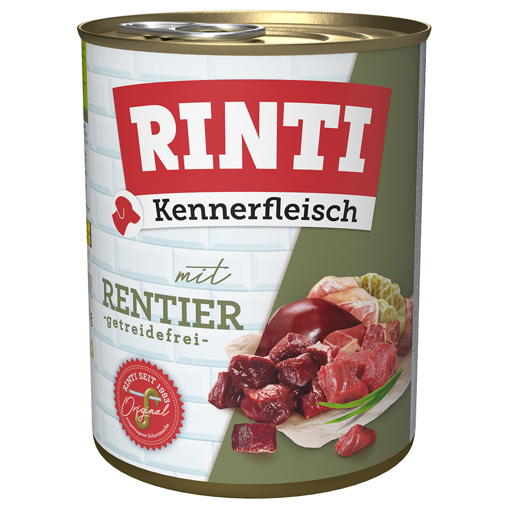 RINTI Kennerfleisch 6 x 800 g - Rentier von Rinti