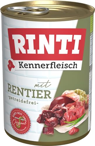 RINTI Kennerfleisch Dose | Rentier | 12x400g RINTI Kennerfleisch Dose | Rentier | 12x400g von Rinti