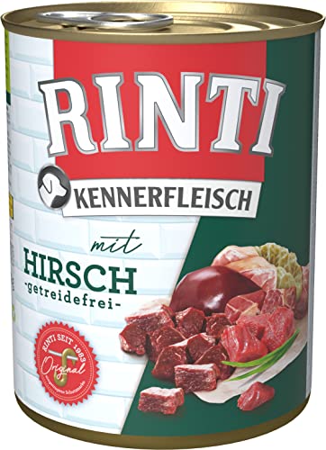 RINTI Kennerfleisch Hirsch 12 x 800 g von Rinti