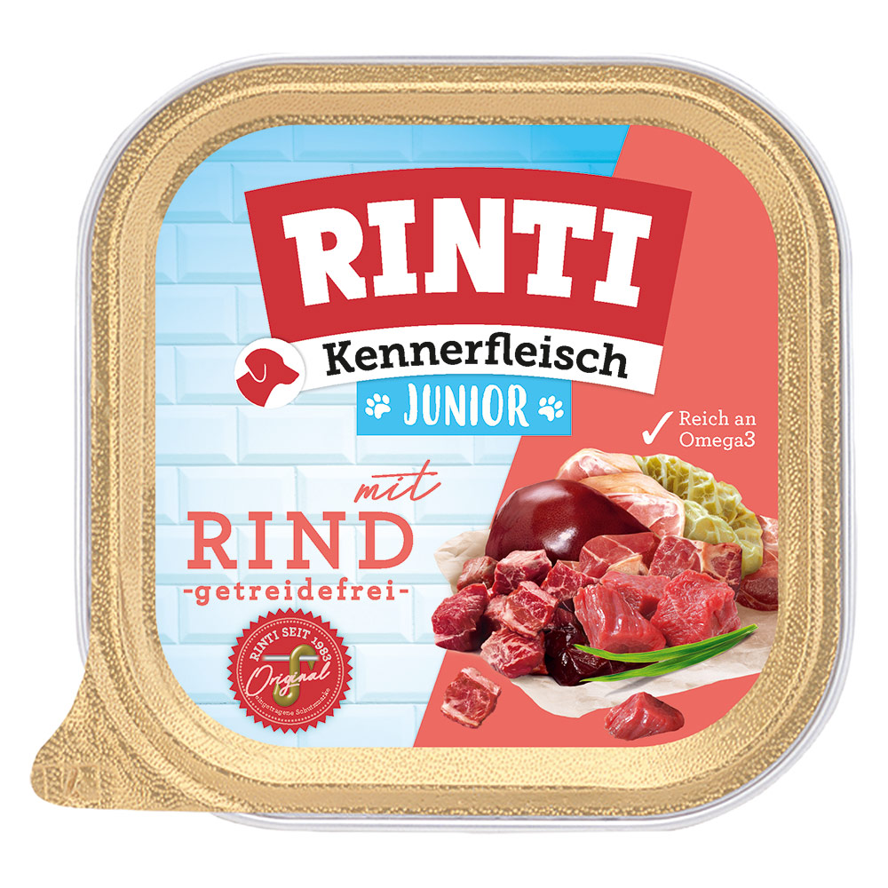 RINTI Kennerfleisch Junior 9 x 300 g - Rind von Rinti