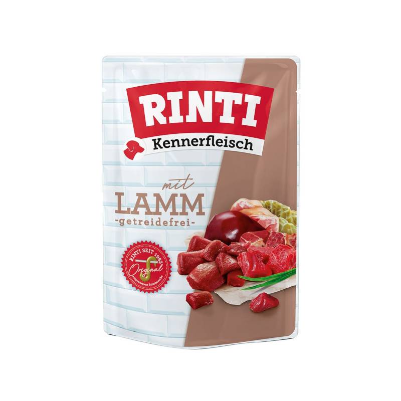 Rinti Kennerfleisch mit Lamm Pouch 10x400g von Rinti