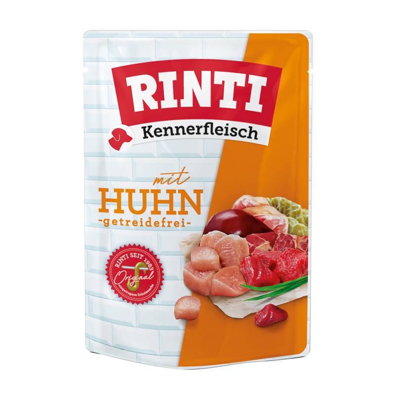 RINTI Kennerfleisch Pouches 10 x 400 g - Huhn von Rinti