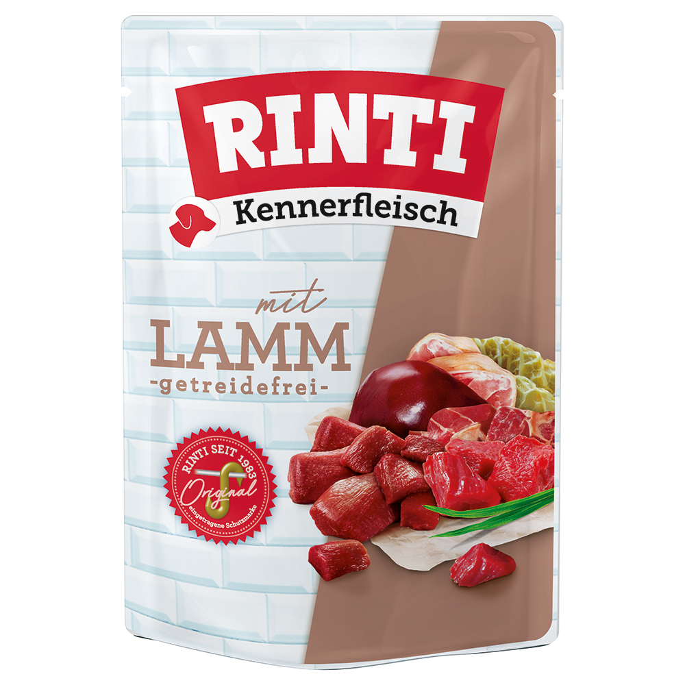 RINTI Kennerfleisch Pouches 10 x 400 g - Lamm von Rinti