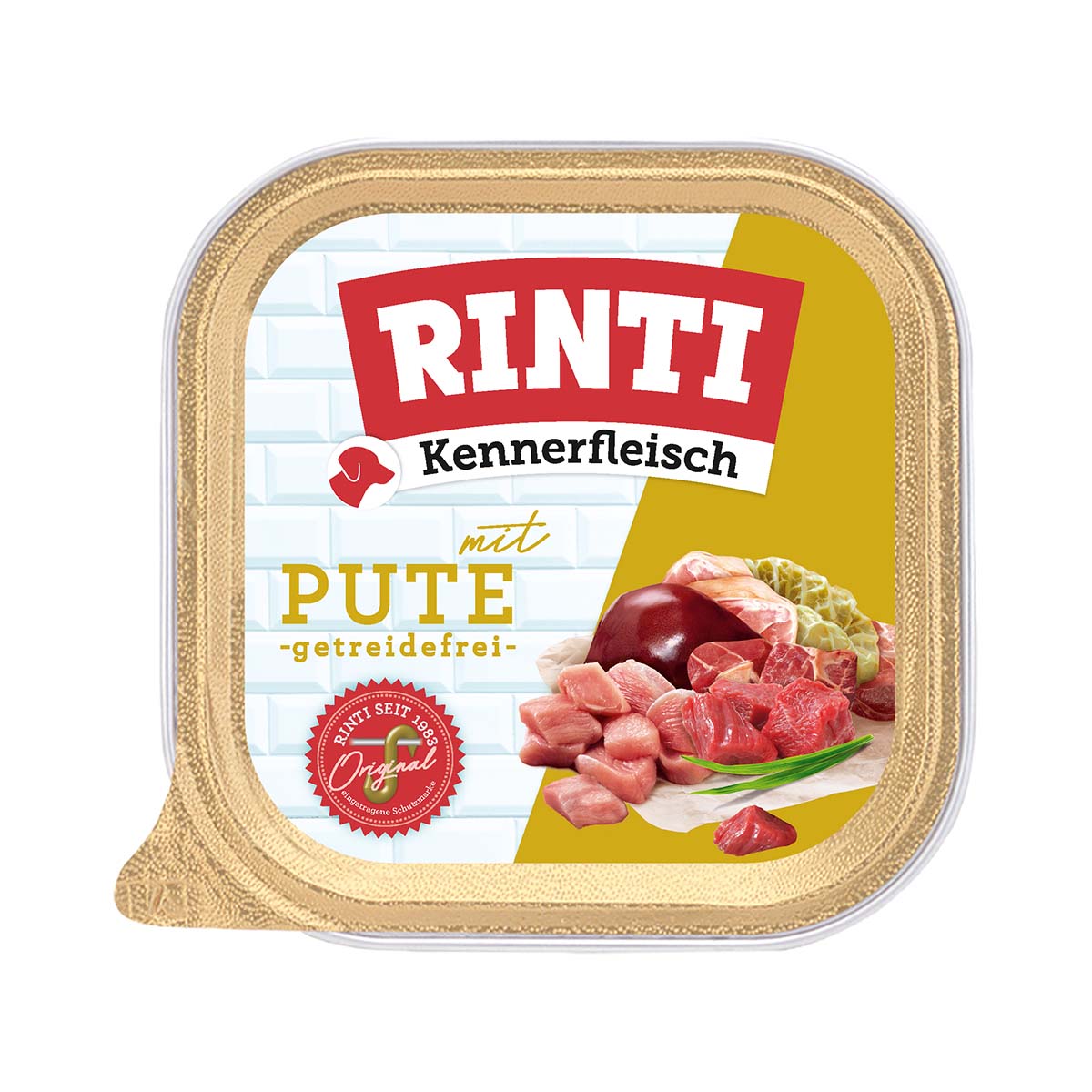 Rinti Kennerfleisch mit Pute Päckchen 9x300g von Rinti