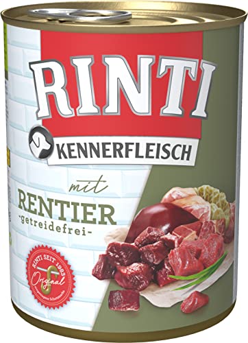 RINTI Kennerfleisch Rentier 12 x 800 g von Rinti