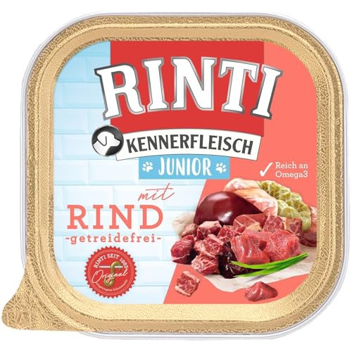 RINTI Kennerfleisch Schale | Junior mit Rind | 9X 300g von Rinti