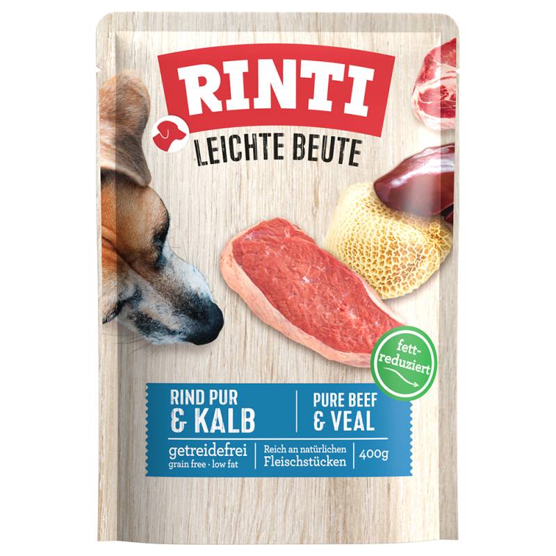 RINTI Leichte Beute 10 x 400 g - Rind Pur & Kalb von Rinti