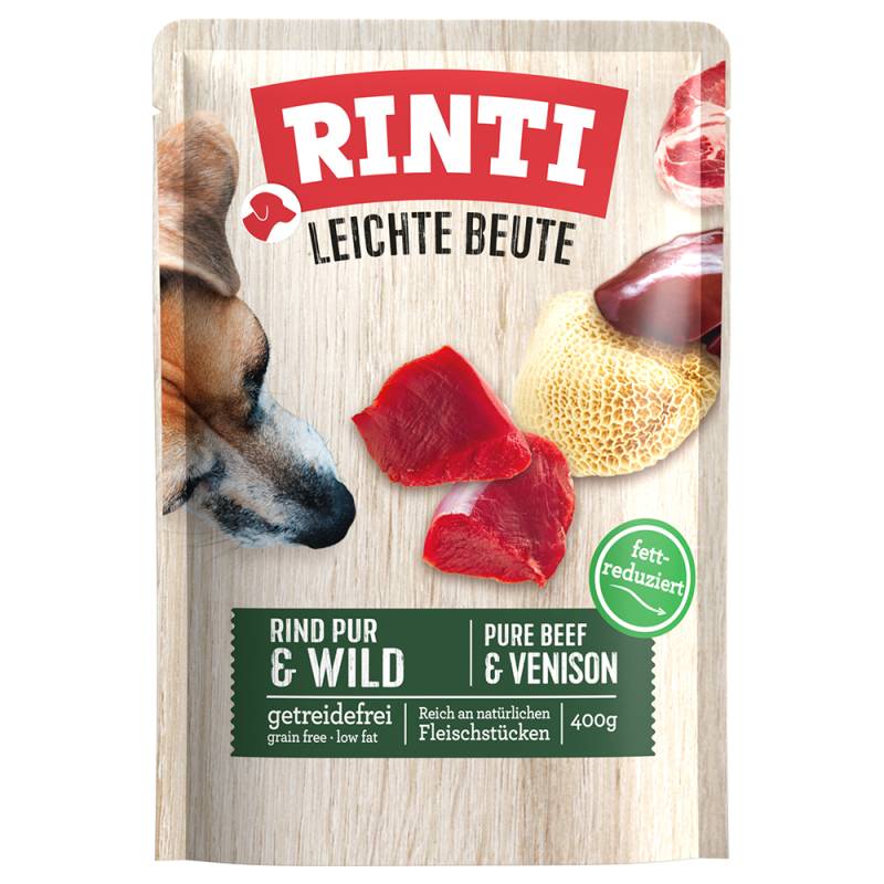 RINTI Leichte Beute 10 x 400 g - Rind Pur & Wild von Rinti