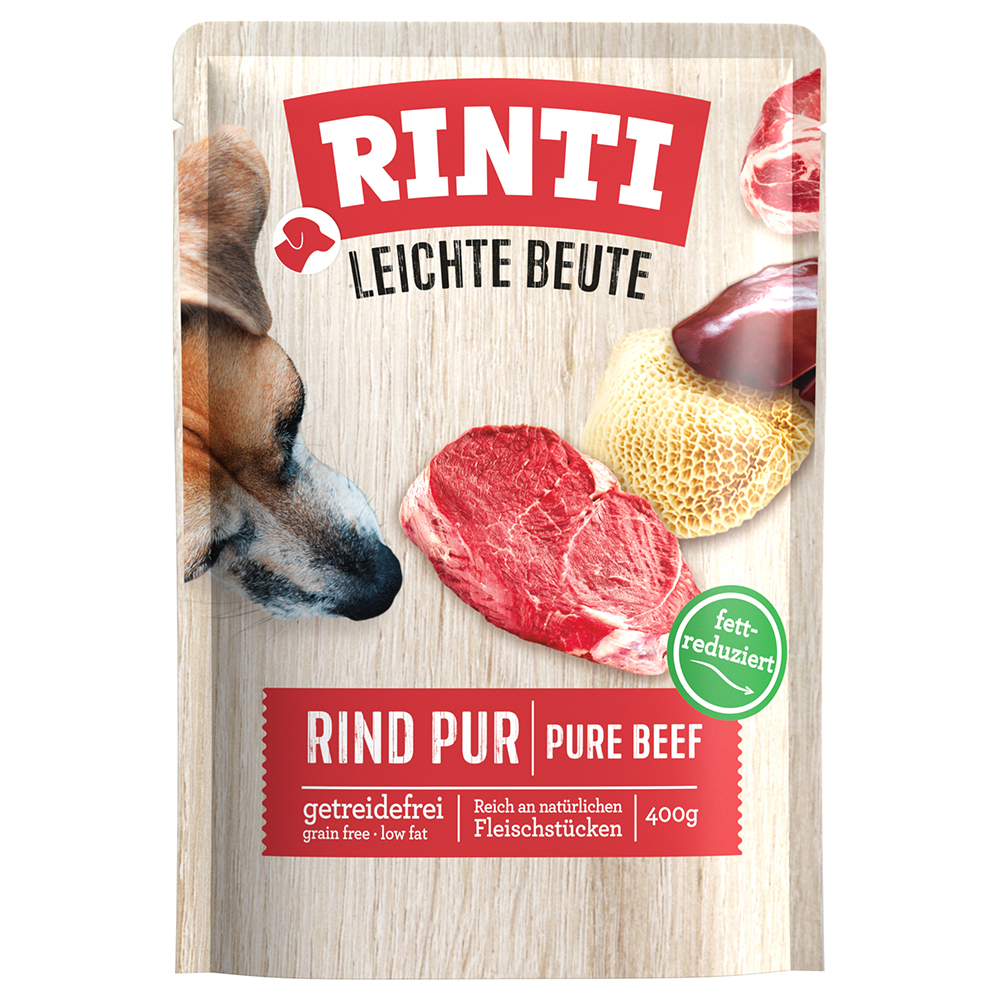 RINTI Leichte Beute 10 x 400 g - Rind Pur von Rinti