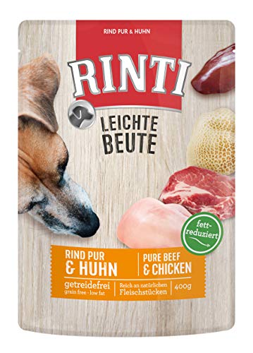 RINTI Leichte Beute Rind Pur + Huhn, 1 x 400g von Rinti