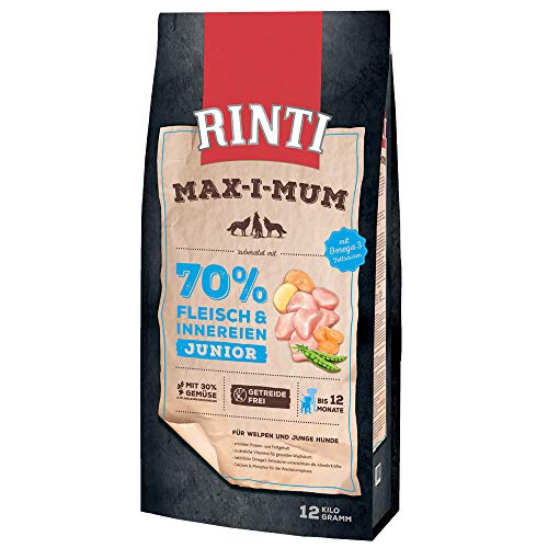 RINTI Max-i-Mum Junior Huhn | 12kg + 2kg gratis von Rinti