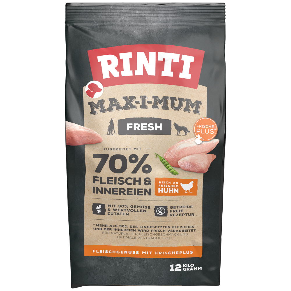 RINTI Max-i-mum Fresh Huhn - Sparpaket: 7 x 1 kg RINTI Max-i-mum Fresh Huhn - Sparpaket: 7 x 1 kg von Rinti