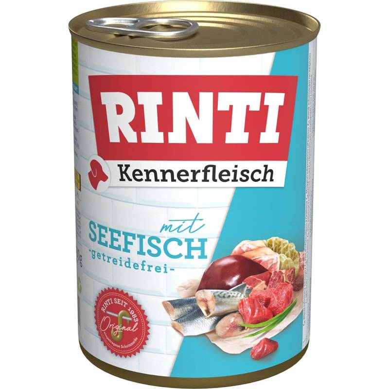 Rinti Kennerfleisch mit Seefisch 24x400g von Rinti