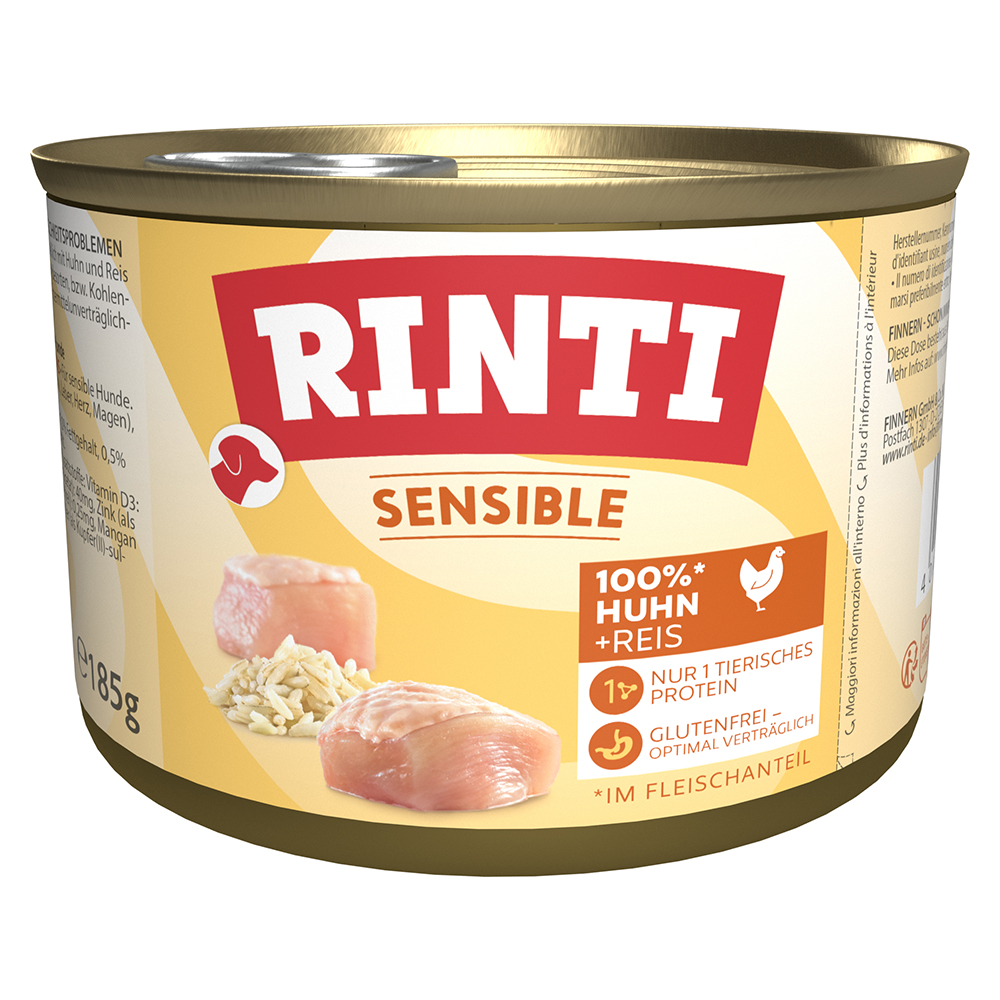 RINTI Sensible 6 x 185 g - Huhn & Reis von Rinti