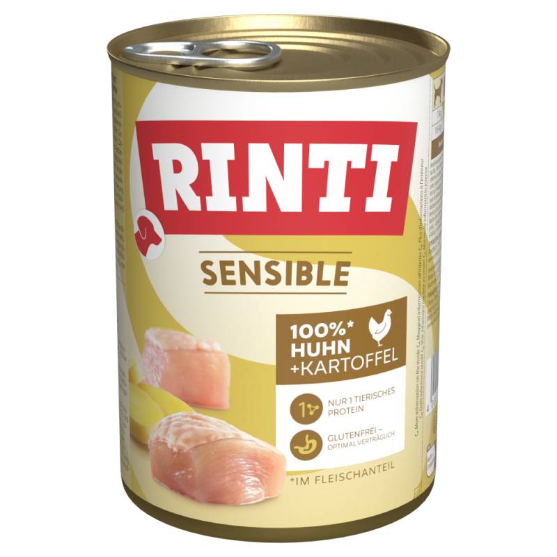 RINTI Sensible 6 x 400 g - Huhn & Kartoffeln von Rinti