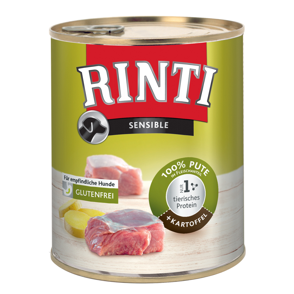 RINTI Sensible 6 x 800 g - Rind & Süsskartoffel von Rinti