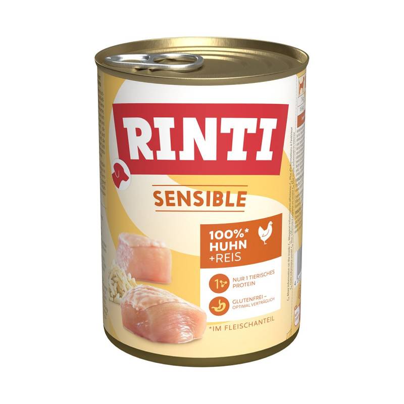 Rinti Sensible Huhn & Reis 24x400g von Rinti