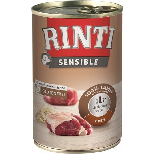 RINTI Sensible Lamm + Reis 12x400g von Rinti